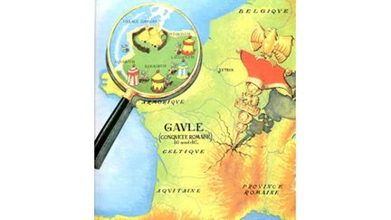 La marque "Origine France Garantie" a été créée et présentée le 19 mai 2011. (Extrait de la bande dessinée franco-belge, Astérix, créée le 29 octobre 1959 par René Goscinny au scénario et Albert Uderzo.)