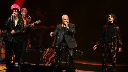 Bernard Lavilliers et Terrenoire sur la scène du Zenith de Saint-Etienne, samedi 26 mars 2022 (PHOTOPQR/LE PROGRES/MAXPPP)