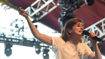 Christine and the Queens au festival de Coachella (15 avril 2016)
 (Emma McIntyre / Getty Images North America / AFP)