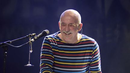 André Minvielle au festival Au Fil des Voix, sur la scène de l'Alhambra, à Paris le 8 février 2015
 (Edmond Sadaka / Sipa)