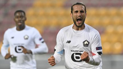 Yusuf Yazici, auteur d'un doublé pour Lille.  (MICHAL KAMARYT/AP/SIPA / SIPA)