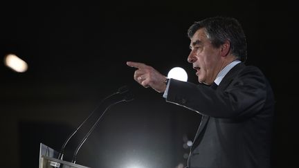 François Fillon, le 27 mars 2017, à Nantes (Loire-Atlantique). (JEAN-SEBASTIEN EVRARD / AFP)