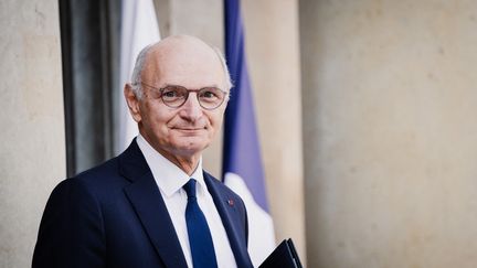 Le ministre de la Justice, Didier Migaud, le 1er octobre 2024 au palais de l'Elysée, à Paris. (AMAURY CORNU / HANS LUCAS / AFP)