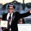 Le réalisateur américain Spike Lee, récompensé du Grand Prix pour "BlacKkKlansman", au Festival de Cannes, le 19 mai 2018. (ANNE-CHRISTINE POUJOULAT / AFP)