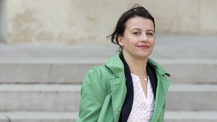 La ministre du Logement, C&eacute;cile Duflot, le 26 mars 2014 &agrave; l'Elys&eacute;e. (ALAIN JOCARD / AFP)