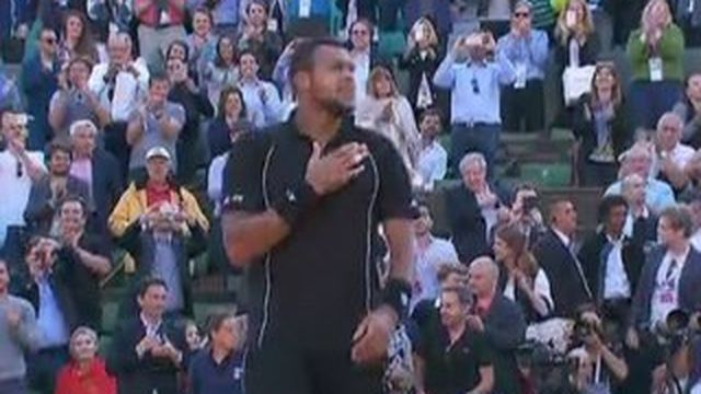 Roland-Garros : "Roland, je t'aime", Tsonga dédié au public sa qualification pour les demi-finales