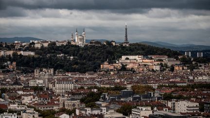 La basilique Notre-Dame de Fourvière, à Lyon. (JEFF PACHOUD / AFP)