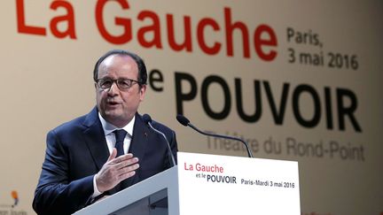 &nbsp; (François Hollande au Théâtre du Rond-Point. © Philippe Wojazer/AP/SIPA)