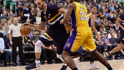 Rudy Gobert a réalisé une très bonne saison 2015-2016. (GENE SWEENEY JR. / GETTY IMAGES NORTH AMERICA)