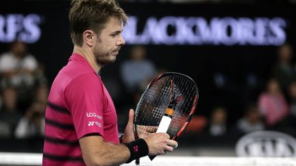 La frustration de Stan Wawrinka  (MARK R. CRISTINO / EPA)