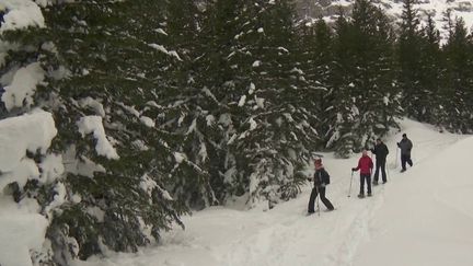 Les raquettes sont une autre manière de profiter de la montagne. France 2 s'est rendue en Savoie, à Pralognan-la-Vanoise. (France 2)