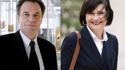 Renaud Muselier (UMP) et Marie-Arlette Carlotti (PS) (FRANCOIS GUILLOT FRED DUFOUR / AFP)