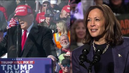 Présidentielle américaine 2024 : Kamala Harris et Donald Trump abattent leurs dernières cartes (franceinfo)