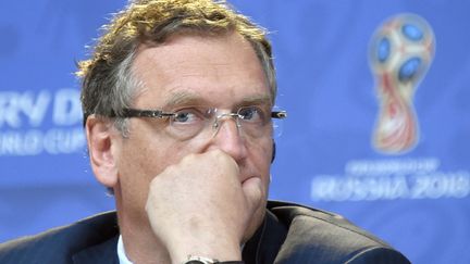 &nbsp; (Jérôme Valcke relevé de ses fonctions à la Fifa © Maxppp)