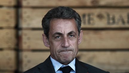 Nicolas Sarkozy, à&nbsp;Kriegsheim (Bas-Rhin), le 9 juillet 2016. (FREDERICK FLORIN / AFP)