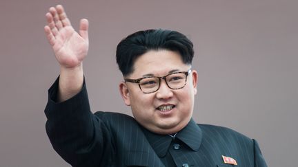 Le dirigeant nord-coréen Kim Jong-un à Pyongyang, le 10 mai 2016. (ED JONES / AFP)