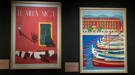 Exposition d'affiches d'époque à Nice