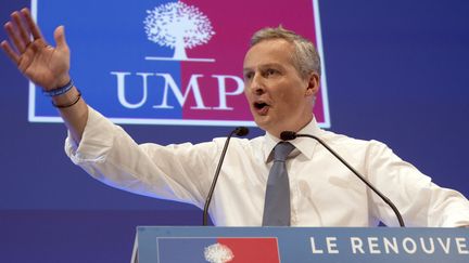 Bruno Le Maire donne un discours &agrave; Paris, le 4 novembre 2014. ( PHILIPPE WOJAZER / REUTERS)