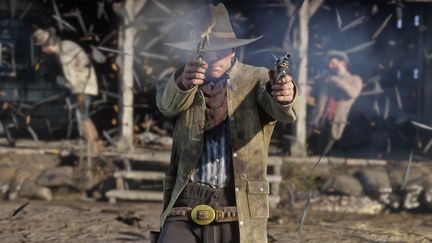 Dans "Red Dead Redemption 2", le joueur incarne Arthur Morgan, un hors-la-loi traqué par les chasseurs de primes et les autorités après un braquage qui a mal tourné. (ROCKSTAR GAMES)