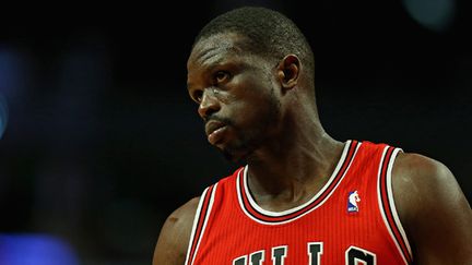 Luol Deng (Chicago) abattu après la défaite des Bulls