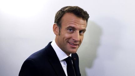 Le président français Emmanuel Macron à New York (Etats-Unis) pour l'Assemblée générale de l'ONU, le 20 septembre 2022 (LUDOVIC MARIN / AFP)