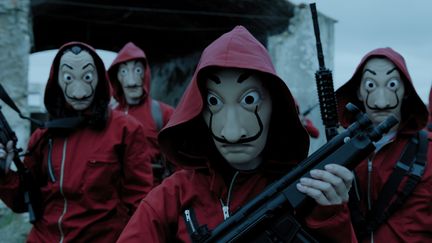 La tenue des braqueurs de la Casa de Papel est devenu le symbole de la lutte contre l'ultra-libéralisme. (NETFLIX)