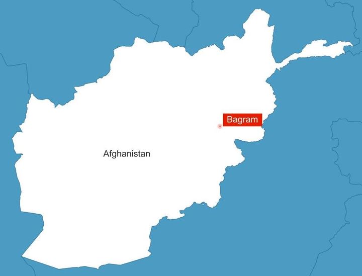 L'attaque a visé la plus grande base militaire américaine d'Afghanistan, à Bagram, près de Kaboul.  (FRANCEINFO)