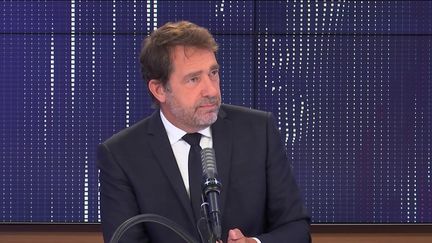 Christophe Castaner, président du groupe LREM à l'Assemblée nationale,&nbsp;était l'invité du "8h30&nbsp;franceinfo", lundi 21&nbsp;juin 2021. (FRANCEINFO / RADIO FRANCE)