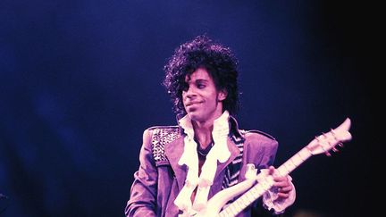 Prince sur le Purple Rain Tour en septembre 1984.
 (Richard E.Aaron / Redferns / Getty Images)