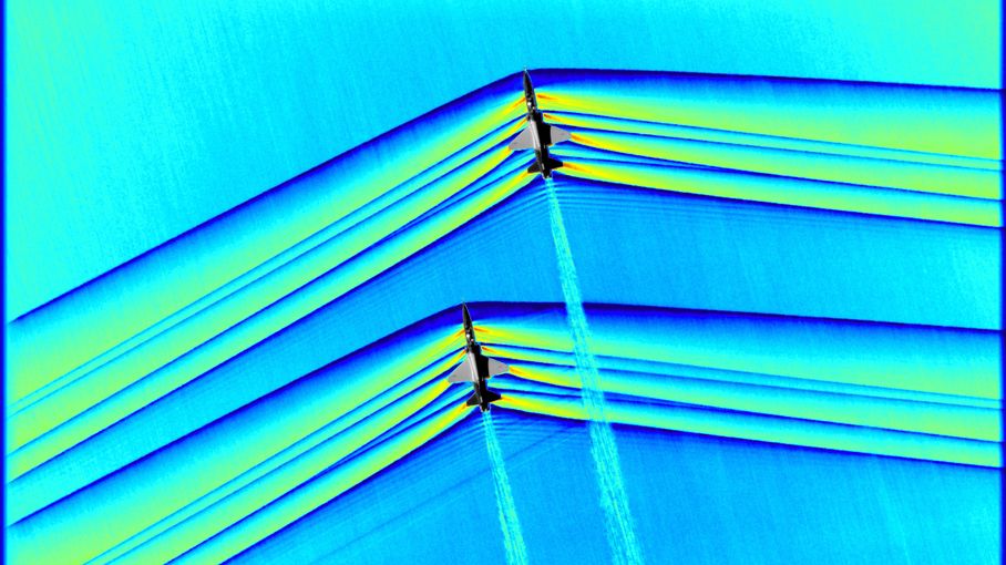 La Nasa Prend Des Images Inédites Des Ondes De Choc De Deux Avions ...