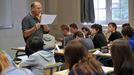 Dans un lyc&eacute;e de Nantes, en septembre 2012. (FRANK PERRY / AFP)