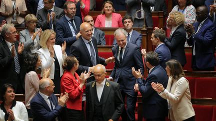 François de Rugy à l'annonce de son élection à la présidence de l'Assemblée le 27 juin 2017. (LAURENT THEILLET THEILLET LAURENT / MAXPPP)