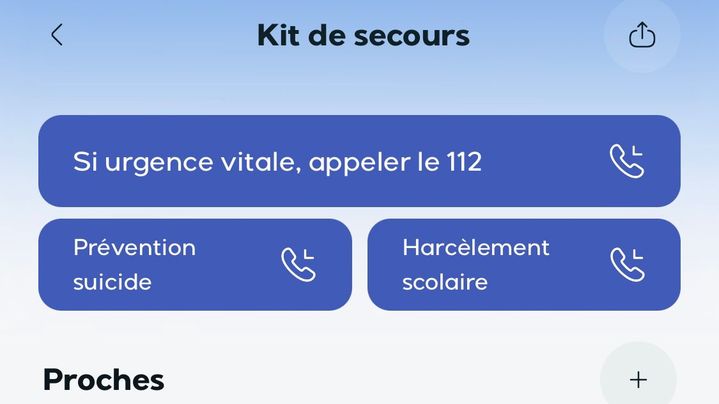 Le kit de secours rappelle les numéros à joindre en cas d'urgence. (CAPTURE D'ECRAN / LYYNK / DR)