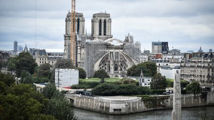 Notre-Dame de Paris, le 19 août 2021 (STEPHANE DE SAKUTIN / AFP)