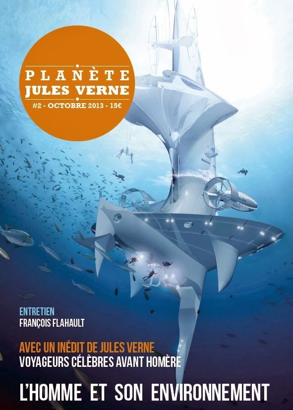 La couverture du numéro 2 d'octobre 2013 de "Planète Jules Verne"
 (DR)