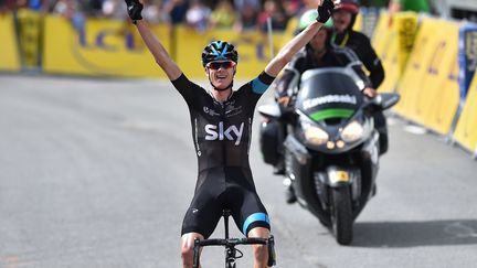 Christopher Froome (Sky), vainqueur du Critérium du Dauphiné Libéré 2015. (DE WAELE TIM / TDWSPORT SARL)