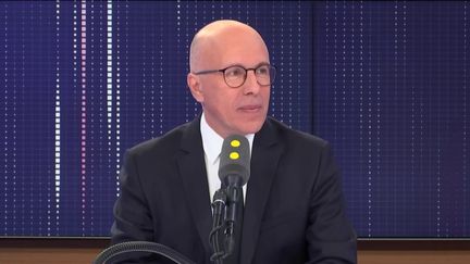 Eric Ciotti, invité de franceinfo jeudi 13 février.&nbsp; (FRANCEINFO / RADIOFRANCE)