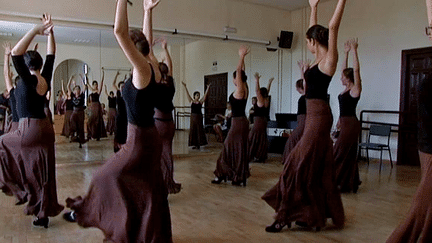 Les élèves du Conservatoire de flamenco de Séville
 (France3/Culturebox)