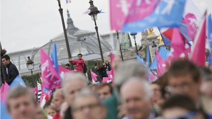  (La Manif pour tous a dénoncé l'action des forces de l'ordre jugées zélées © MAXPPP)