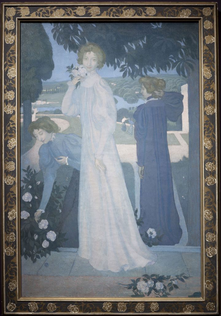 Maurice Denis, "Portrait d'Yveonne Lerolle en trois aspects", 1897, Paris, musée d'Orsay, achat
 (Musée d’Orsay, dist. RMN-Grand Palais / Patrice Schmidt)