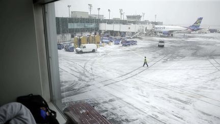 L'a&eacute;roport de LaGuardia, &agrave; New York (Etats-Unis),&nbsp;le 26 janvier 2015. (SETH WENIG / AP / SIPA)