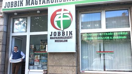 &nbsp; (Un des sièges du Jobbik, le parti ultra-nationaliste, à Budapest © Radio France / Sébastien Baer)