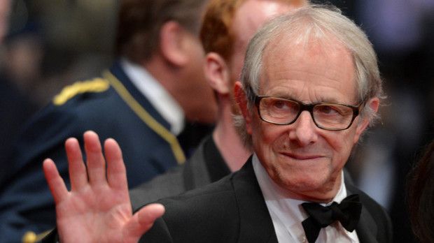 Le réalisateur Ken Loach lors de la montée des marches de "La Part des anges" en 2012.
 (AFP/ALBERTO PIZZOLI)