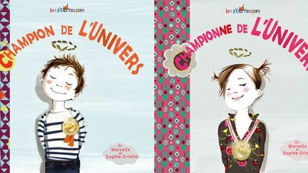 Les couvertures des deux livres pour enfants, de Marcella et Sophie Griotto
 (Les Editions des Braques)