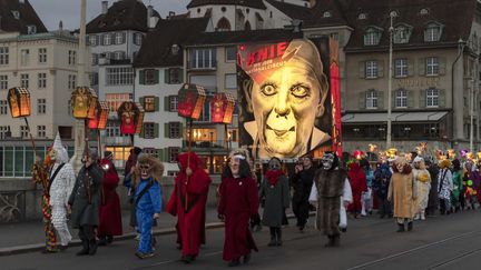 La dernière édition du défilé du carnaval de Bâle, en Suisse, a eu lieu en 2019.&nbsp; (GEORGIOS KEFALAS / KEYSTONE)