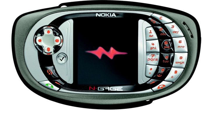 Le N-Gage de Nokia, sorti en 2003.&nbsp; (AP / SIPA / NOKIA)