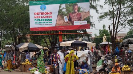 Image de Bamako (Mali), le 26 juillet 2018, avant l'élection présidentielle.&nbsp; (NATHANAEL CHARBONNIER / FRANCE-INFO)