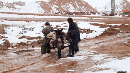 Les alentours de la ville d'Aïn Sefra en Algérie, le 21 janvier 2017. (Geoff Robinson / SIPA)