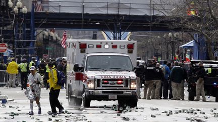 Deux explosions ont frappé sur le marathon de Boston (? JESSICA RINALDI / REUTERS / X01704)