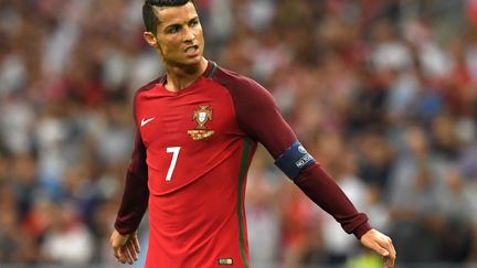 Cristiano ROnaldo lors de l'Euro 2016. (FRANCISCO LEONG / AFP)